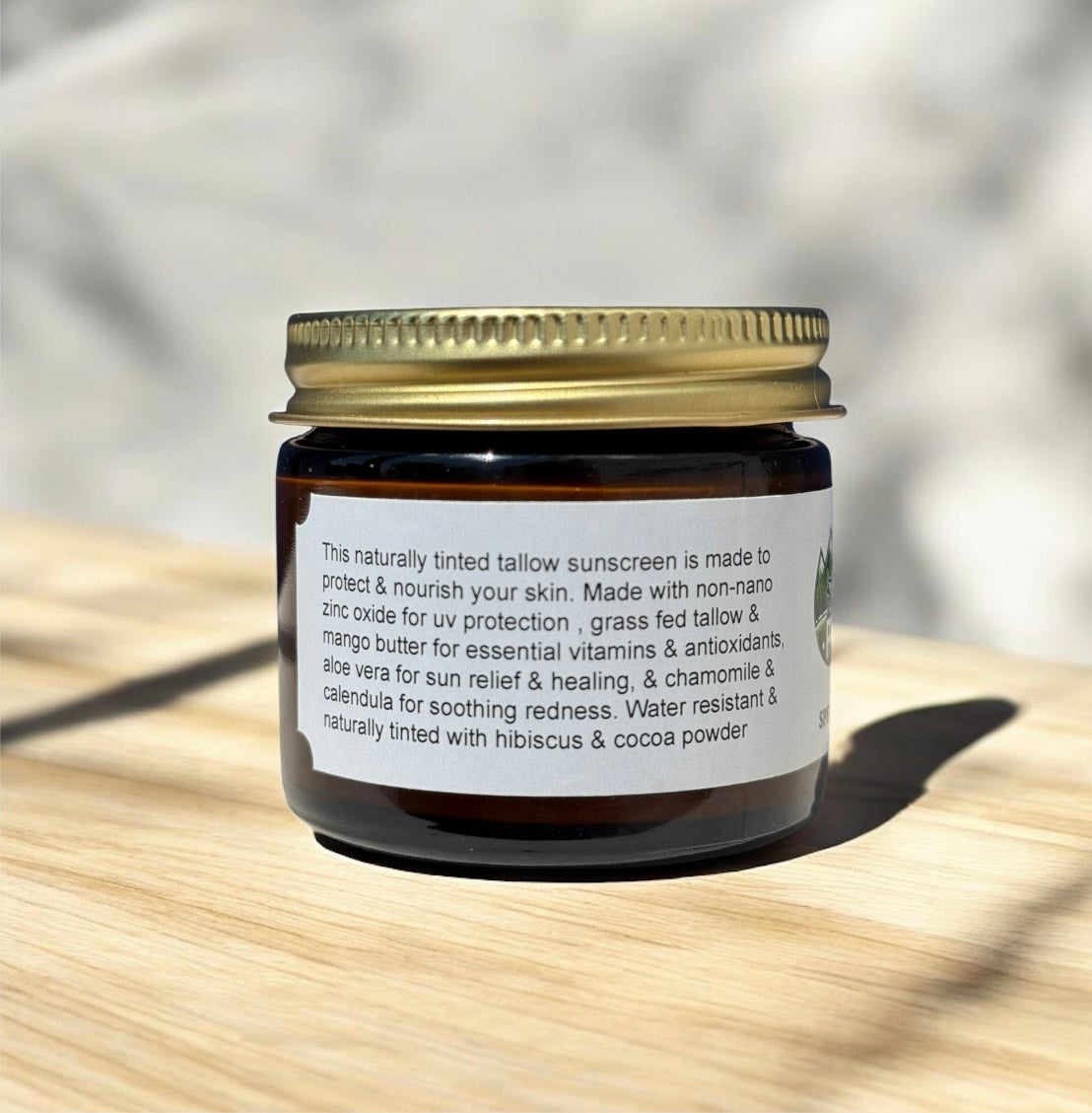 Herbal Tinted Tallow Sunscreen